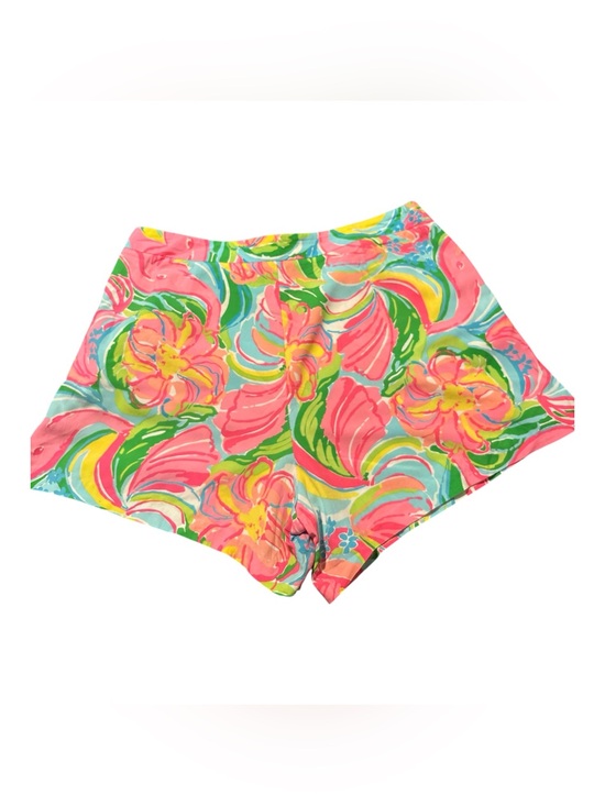 Lilly Pulitzer Pants - Lilly Pulitzer Coral Pink Floral High-Waist Shorts